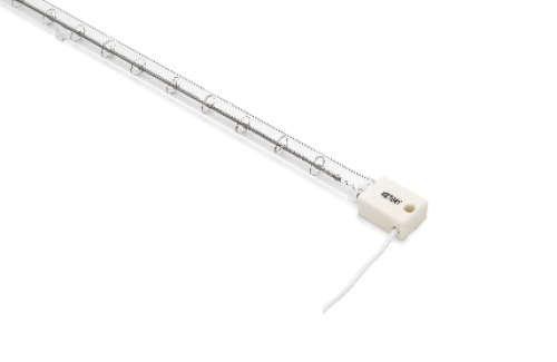 Clear IR lamps are designed to emit IR radiation without any coatings or filters.