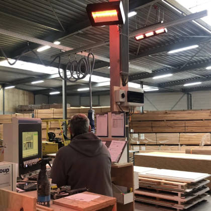 Advanced infrared heater technology for manufacturing | Victory Lighting