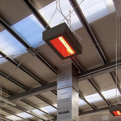 Customised IR heaters for bespoke heating needs | Victory Lighting